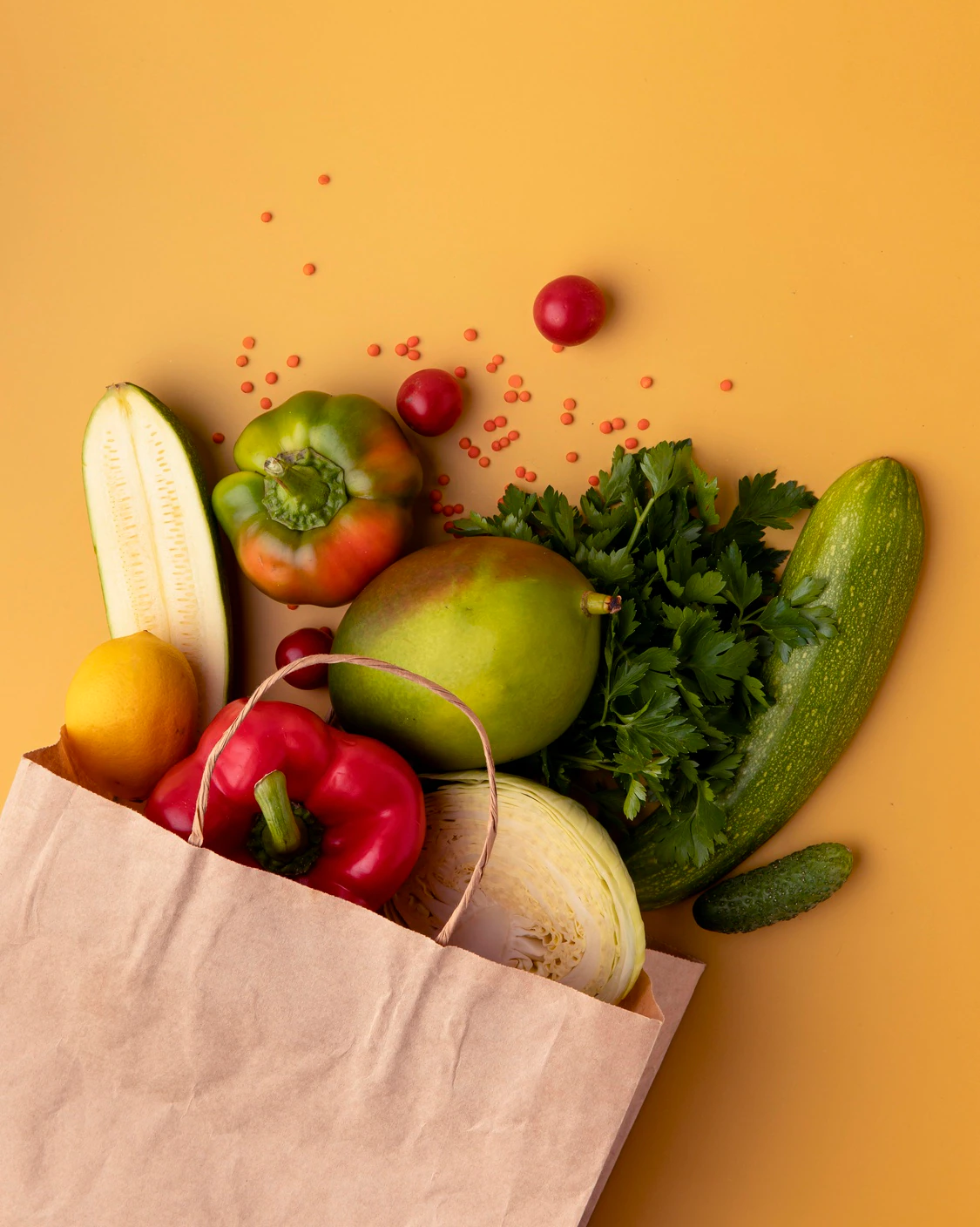 Paquete de verduras prepago