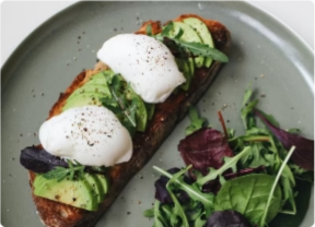 Avocado bruschetta